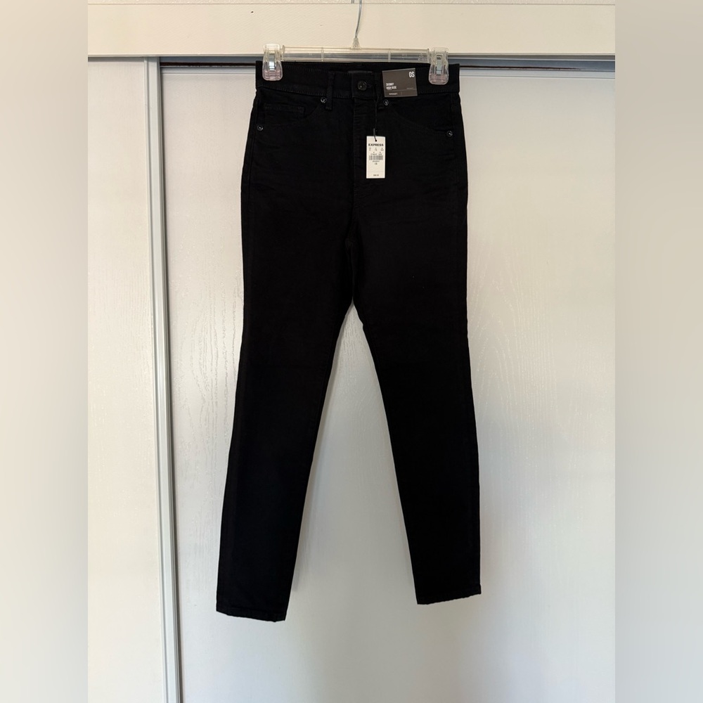 Express Black Skinny Jeans Sleek Modern Design